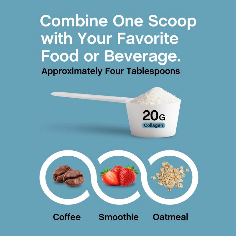 Unlock Your Radiance with Neocell Collagen Bio-Peptides Powder - 20Oz of Grassfed Protein Power Packed with 18 Essential Amino Acids