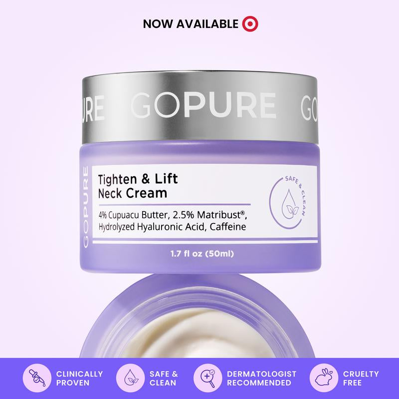 Revitalize Your Neck with GOPURE Neck Cream - Firming & Lifting Solution for Crepey Skin