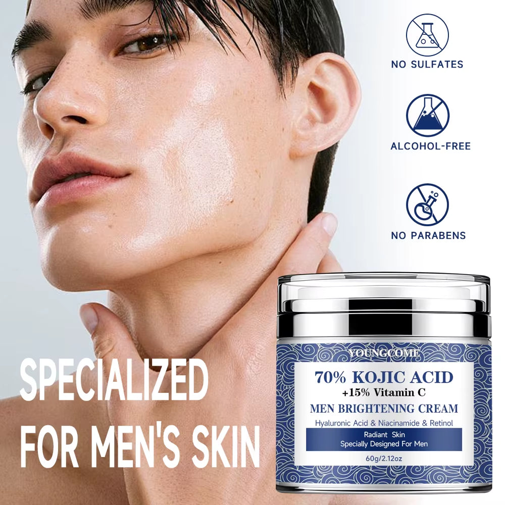 Collagen Wrinkle Remover Face Cream for Men Retinol Lifting Firming Cream Moisturizer Whitening Brighten Skin Products