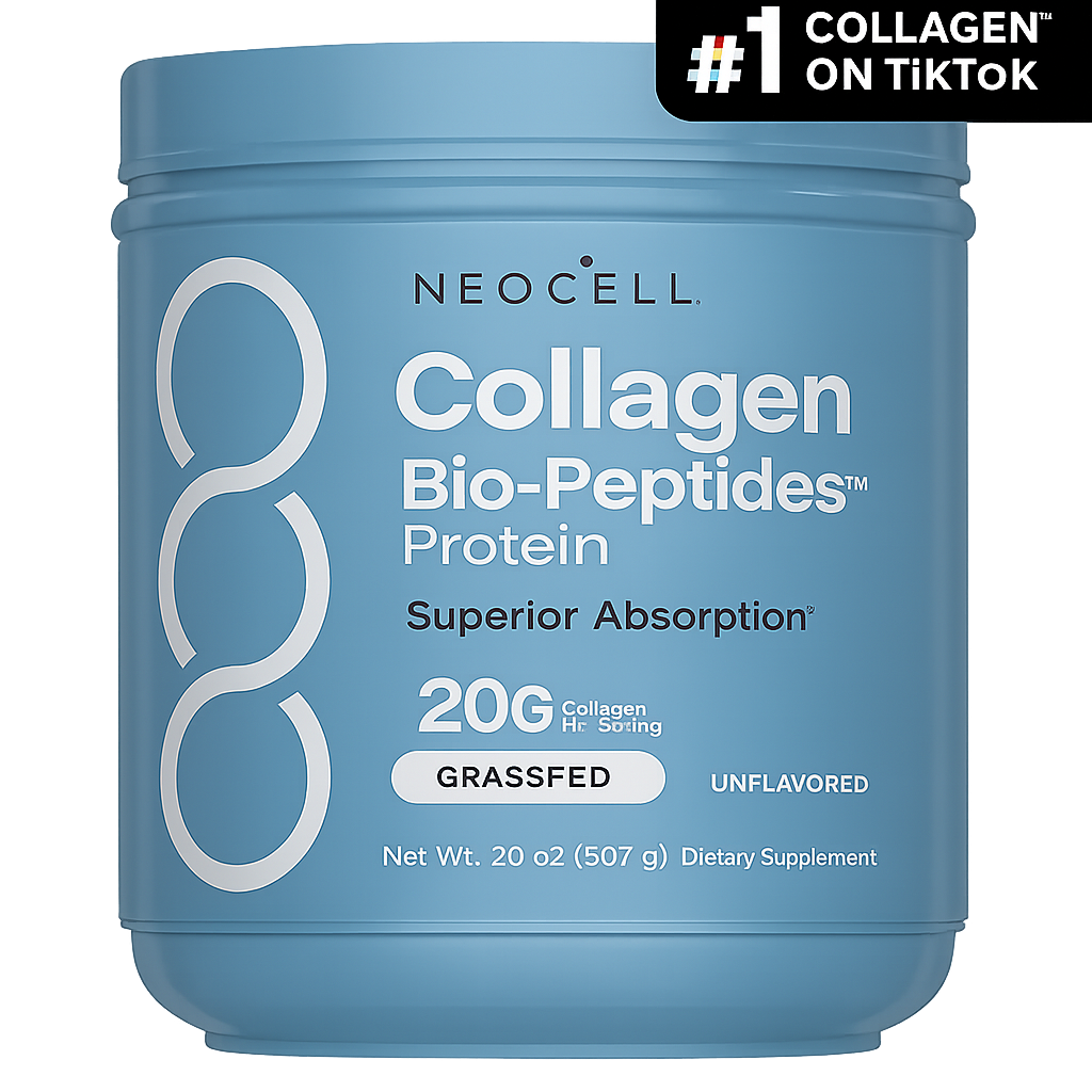 ✨Unlock Your Radiance with Collagen Bio-Peptides Powder💪 - 20Oz of Grassfed Protein Power Packed with 18 Essential Amino Acids✨