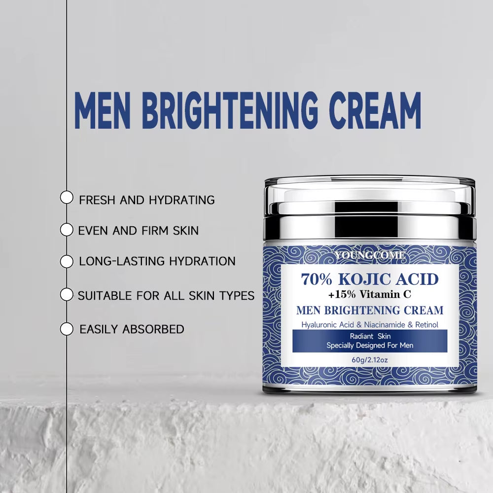 Collagen Wrinkle Remover Face Cream for Men Retinol Lifting Firming Cream Moisturizer Whitening Brighten Skin Products