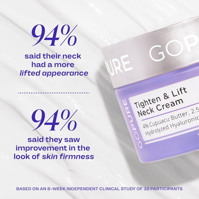 Revitalize Your Neck with GOPURE Neck Cream - Firming & Lifting Solution for Crepey Skin